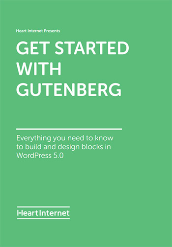 Cover of our Get Started with Gutenberg free ebook