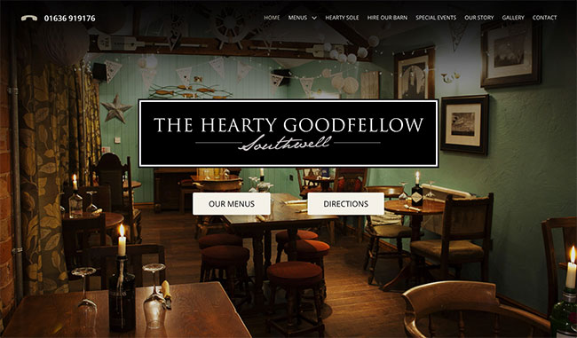 The Hearty Goodfellow front page